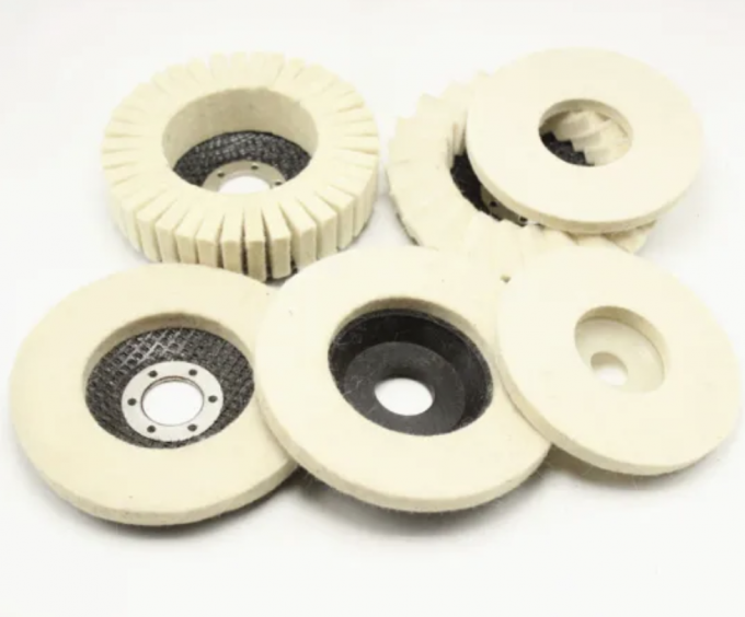 Wool Flap Disc 4" Wool Finishing Metal Polishing / Buffing