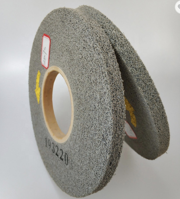 Non Woven Wire Nylon Scotch Brite Convolute Wheel For Deburing Polishing Surface Conditioning And Finishing