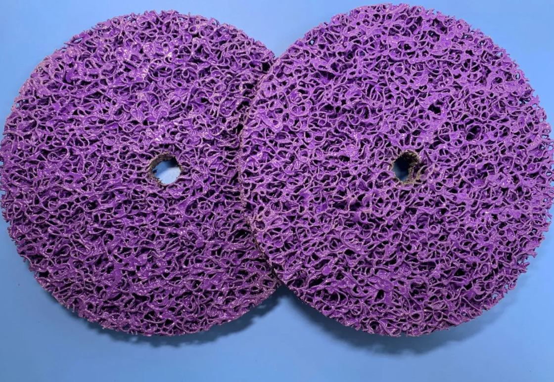 Non Woven Wire Nylon Scotch Brite Corrugated Roller Grinding Polishing Wheel Grinding Disc